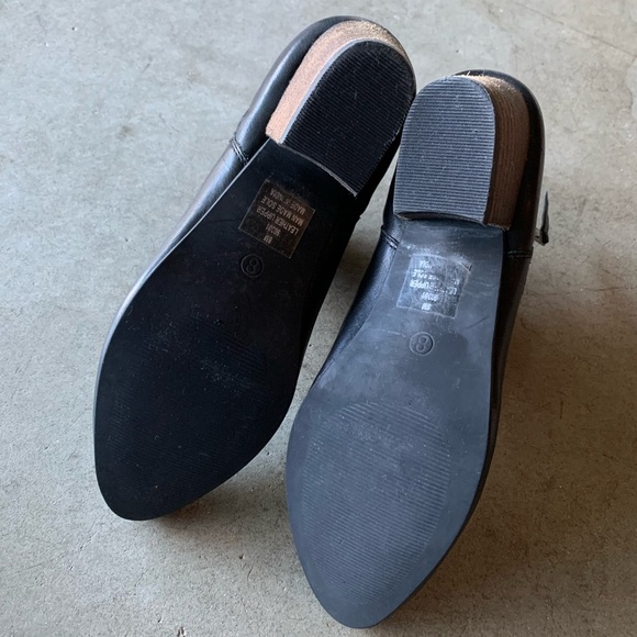 Diba Black Leather Pointed Dual Zip-Up Heeled Quality Boots/Booties 8 Womens - Picture 7 of 7